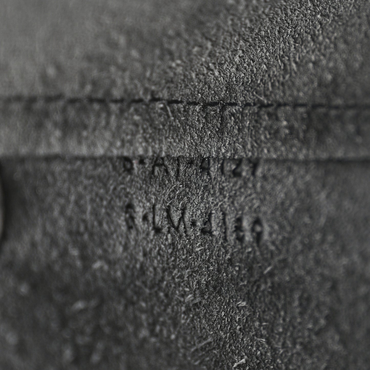 Grained Calfskin Nano Belt Bag Grey