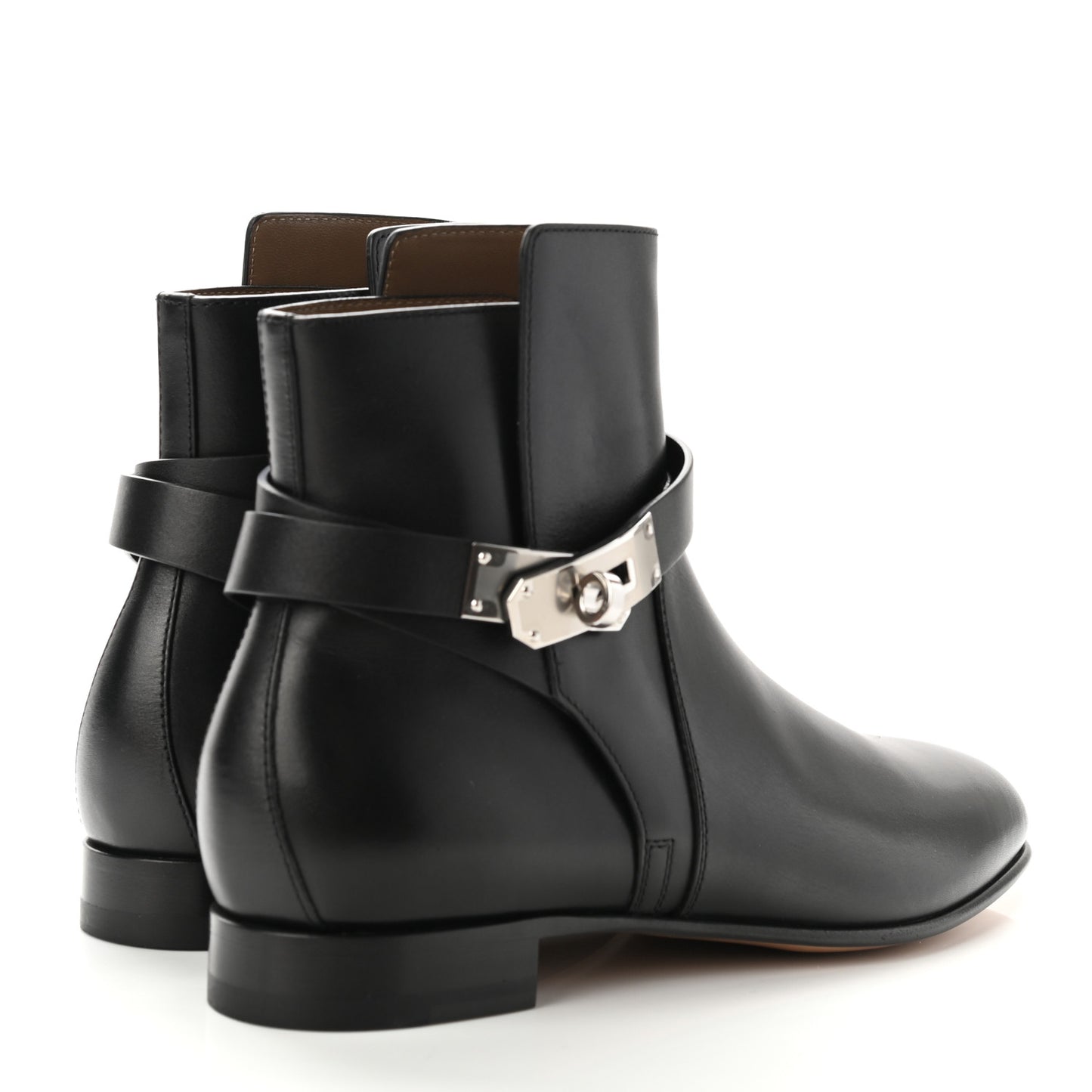 Calfskin Neo Low Boots 37 Black