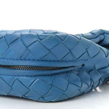Bottega Veneta Nappa Intrecciato Small Chain Crossbody Blue 11 of 14