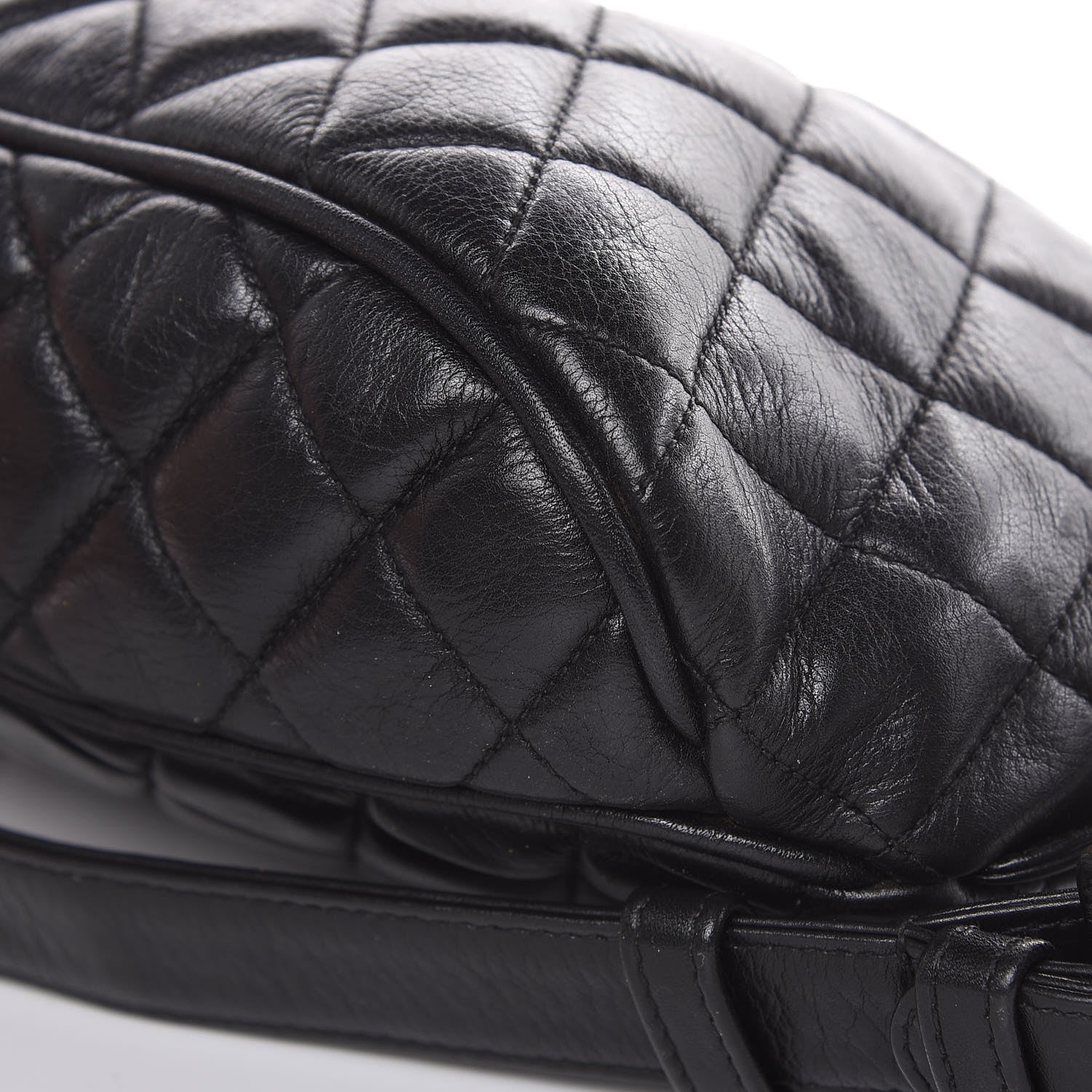 Chanel Calfskin Quilted Waist Bag Black 10 of 12