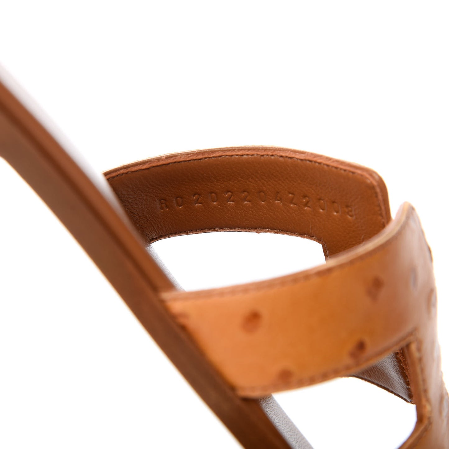 Ostrich Oran Sandals 36 Brun Fauve