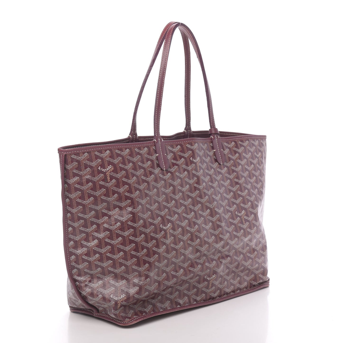 Goyardine Reversible Anjou PM Burgundy