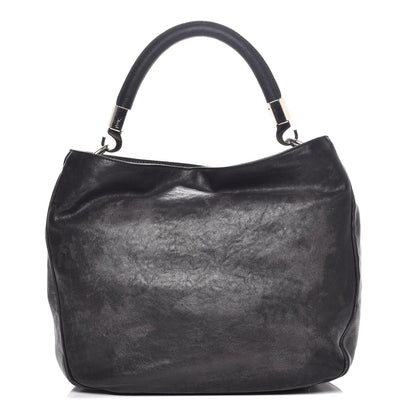 Saint Laurent Goatskin Small Roady Hobo Black 1 of 7