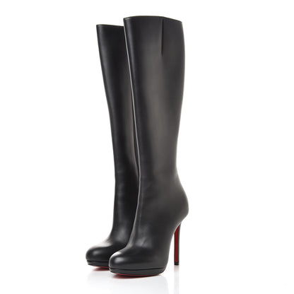 Christian Louboutin Calfskin Botalili 100 Tall Boots 35 Black 3 of 7