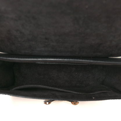Louis Vuitton Epi Embroidered Twist Shoulder Bag MM  Black 6 of 11