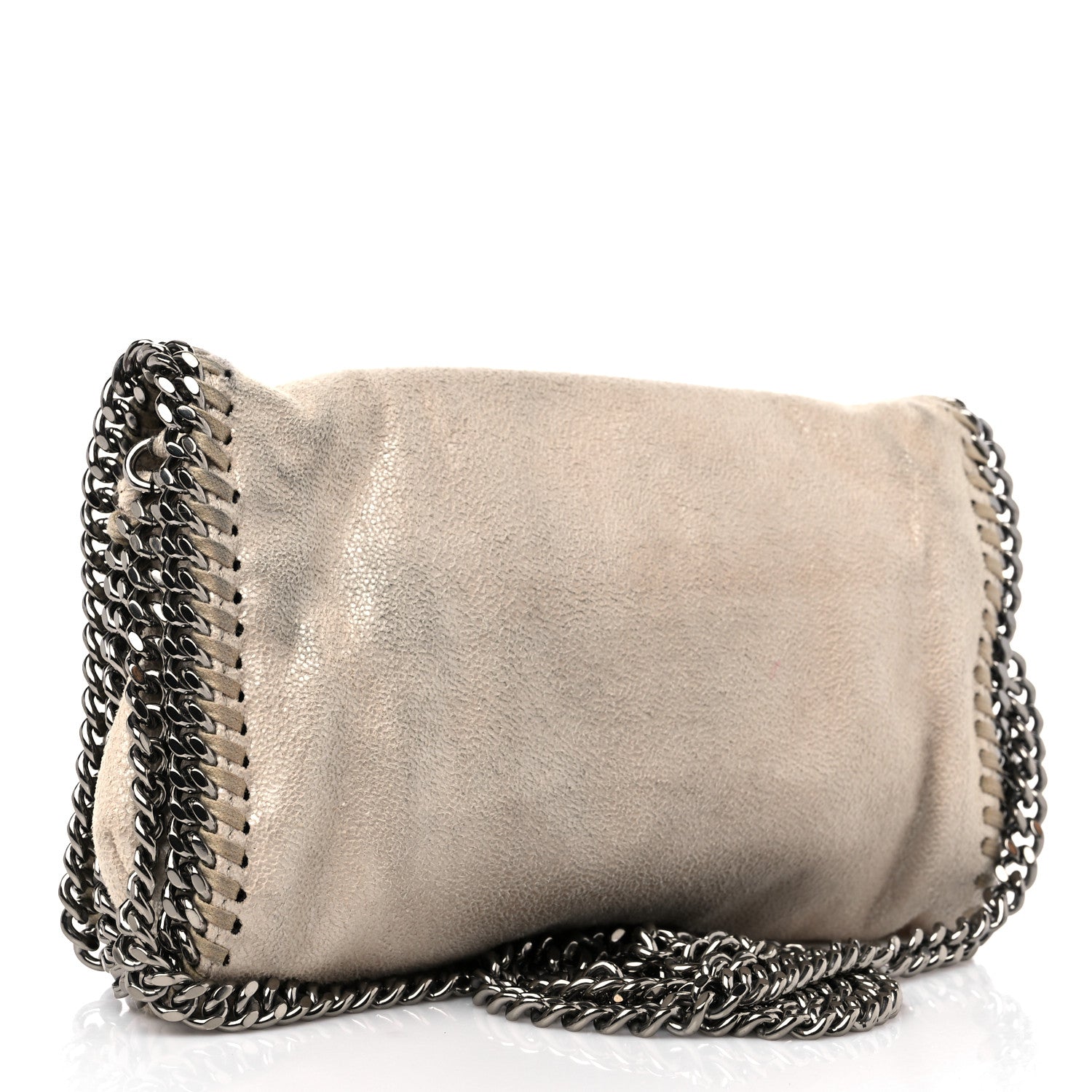 Stella McCartney Shaggy Deer Falabella Crossbody Bag Gold 3 of 11
