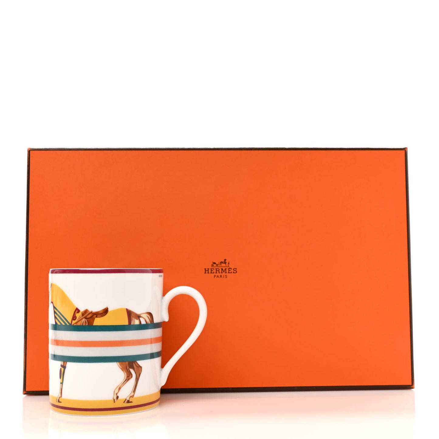 Porcelain Cheval a la Couverture Mug