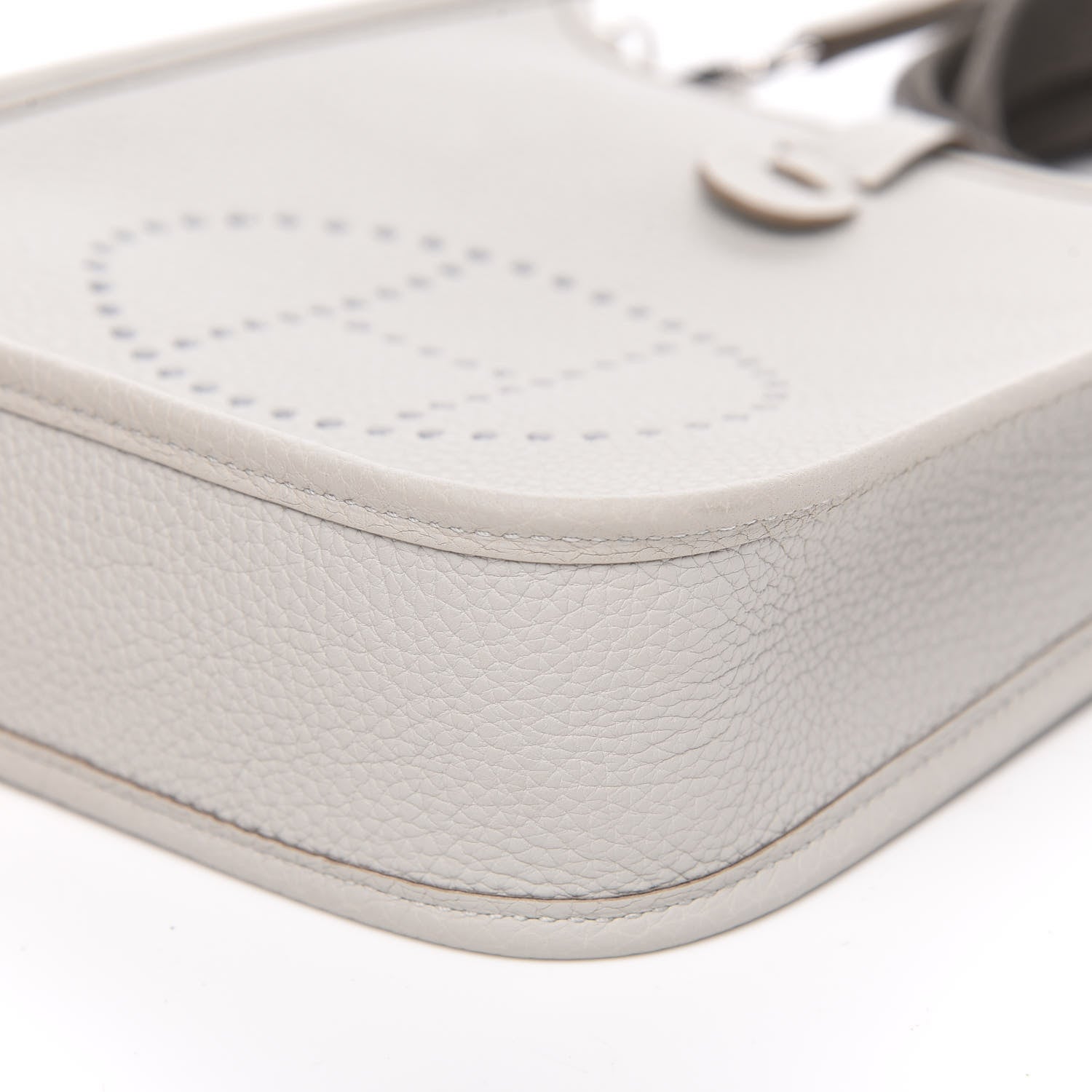 Hermes Taurillon Clemence Amazone Evelyne TPM Gris Perle Etain 8 of 9