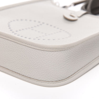 Hermes Taurillon Clemence Amazone Evelyne TPM Gris Perle Etain 8 of 9