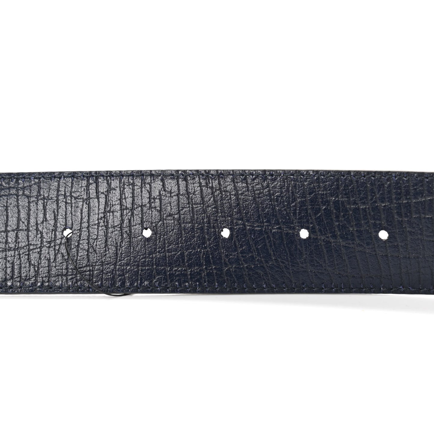 GG Plus Monogram Interlocking G Belt 105 42 Navy