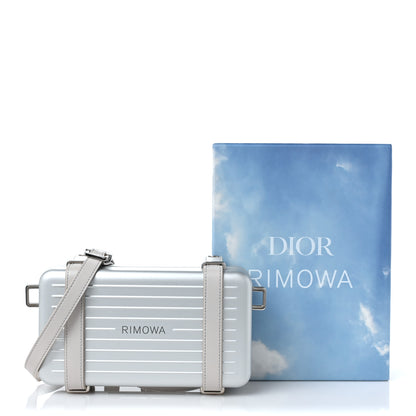 Christian Dior X RIMOWA Aluminum Personal Clutch On Strap Silver 13 of 13
