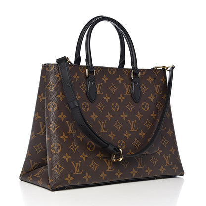 Louis Vuitton Monogram Flower Tote Black 3 of 12