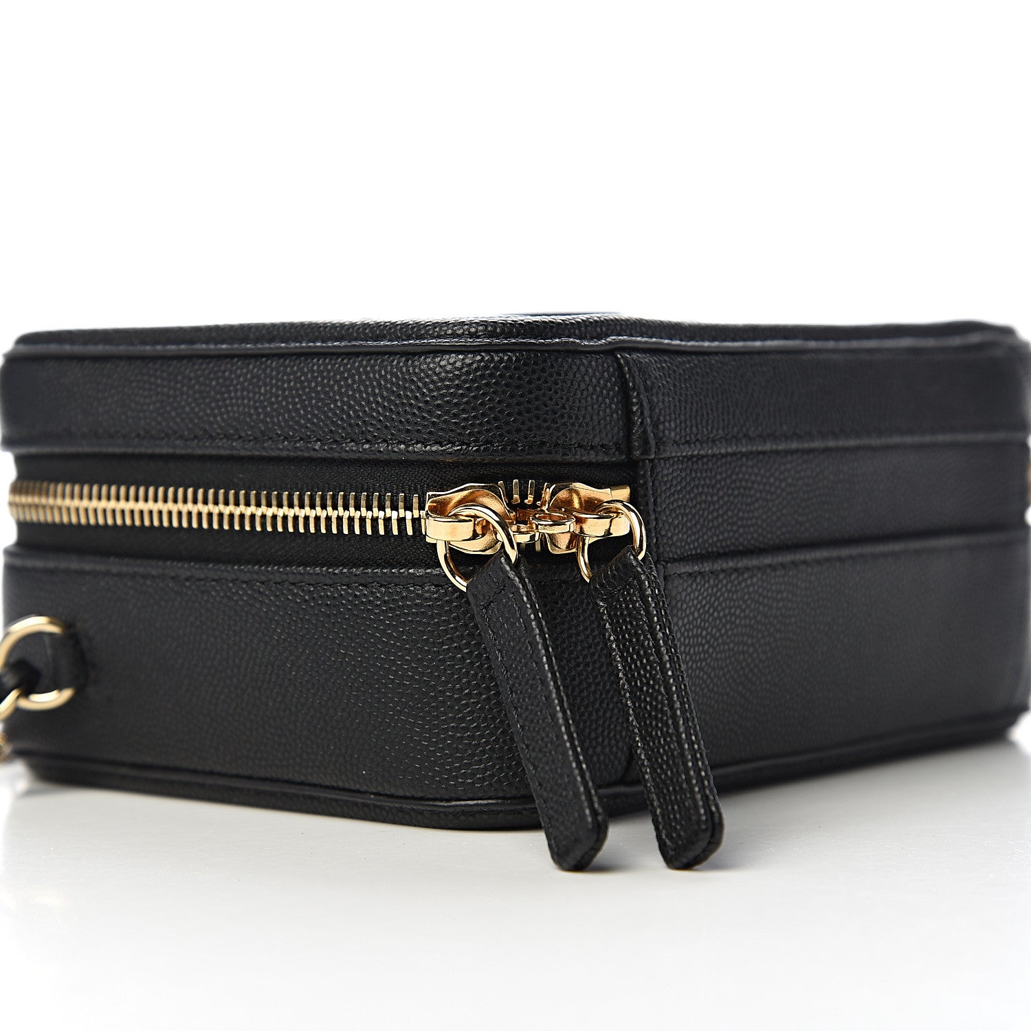Chanel Caviar Quilted Small CC Filigree Vanity Case Black 7 of 9
