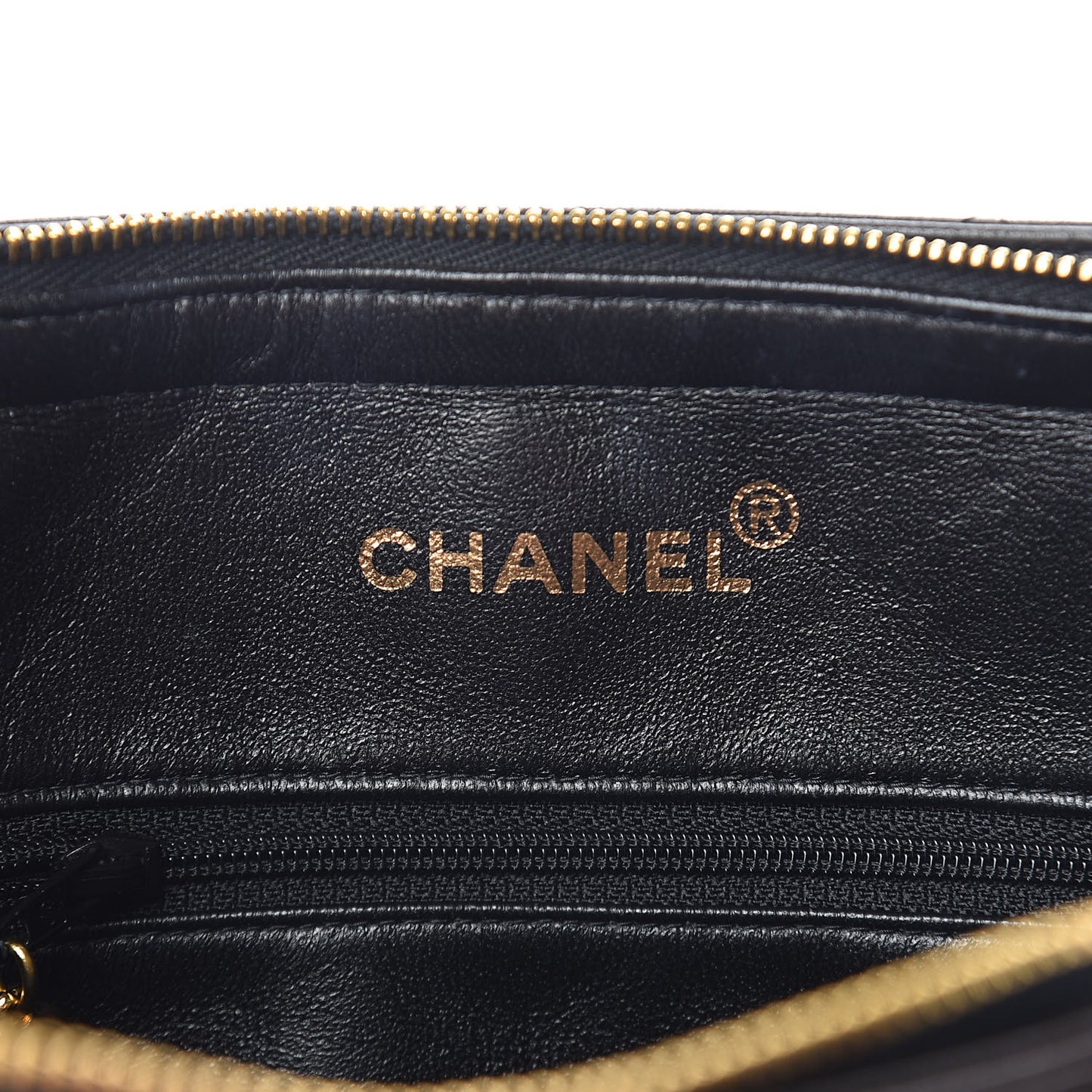 Lambskin Quilted Shoulder Bag Black