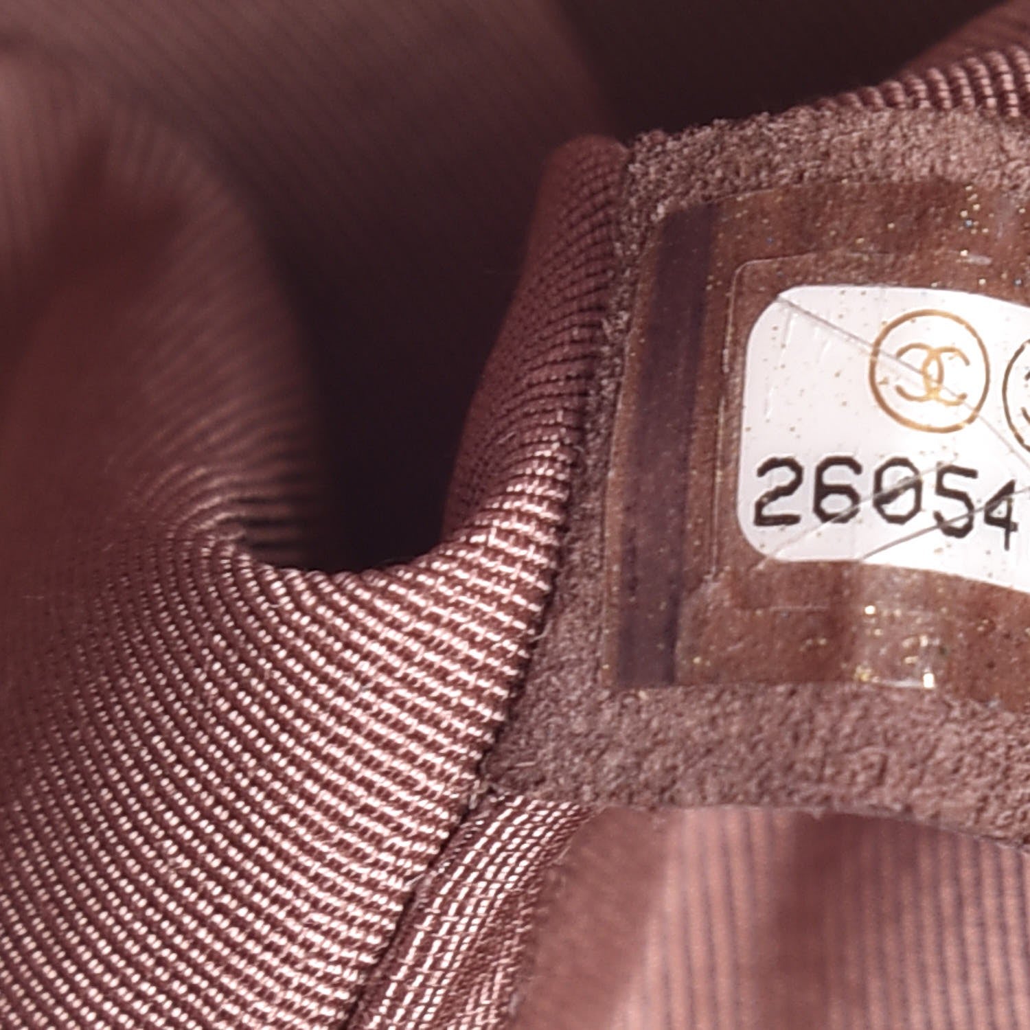 Chanel Metallic Caviar Chevron Quilted Medium Boy Flap Dark Pink 7 of 8