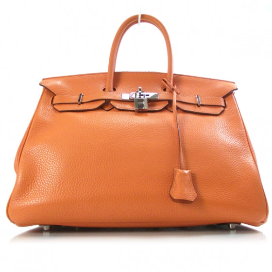Togo Birkin 35 Orange