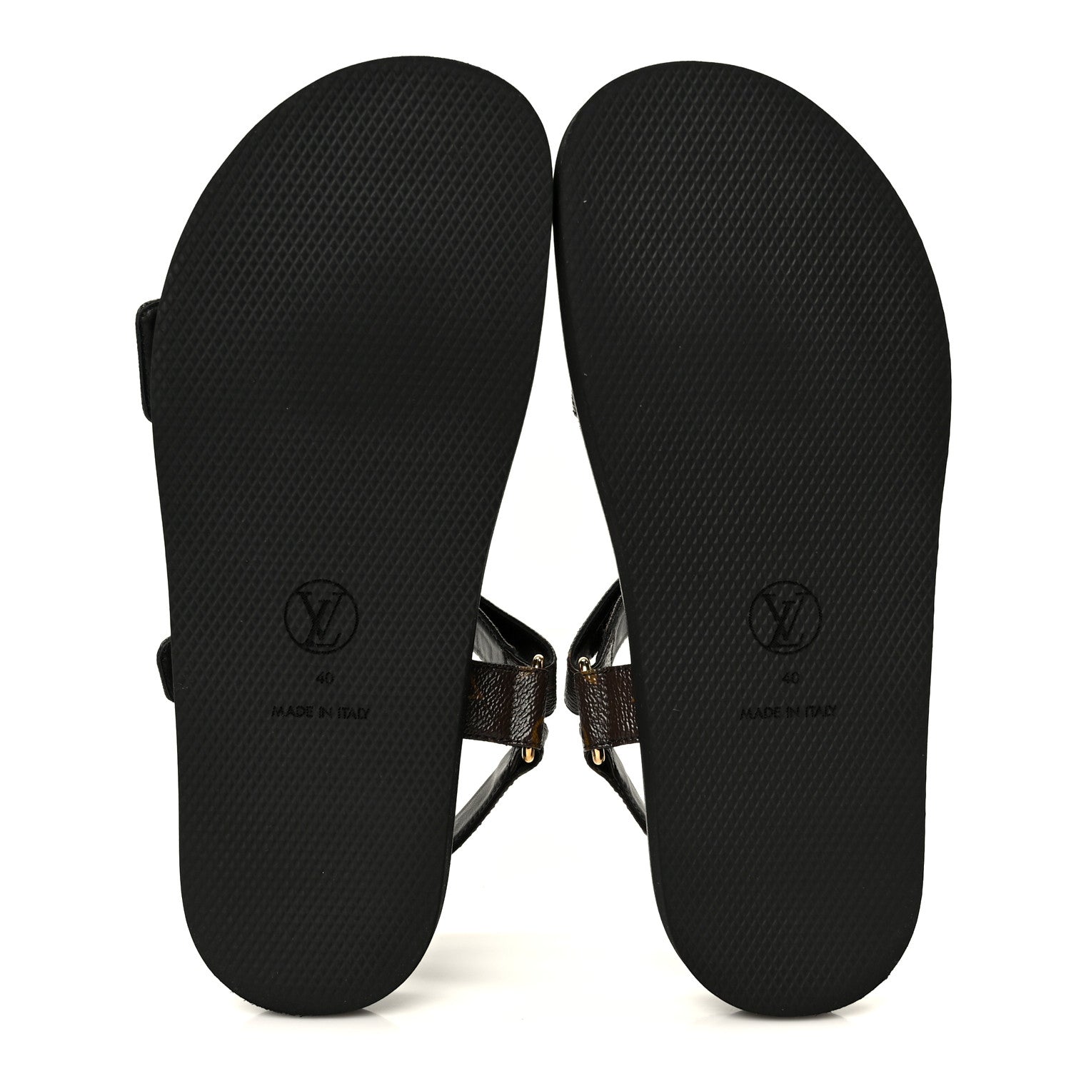 Louis Vuitton Monogram LV Sunset Comfort Flat Sandals 40 Cacao Brown 6 of 10