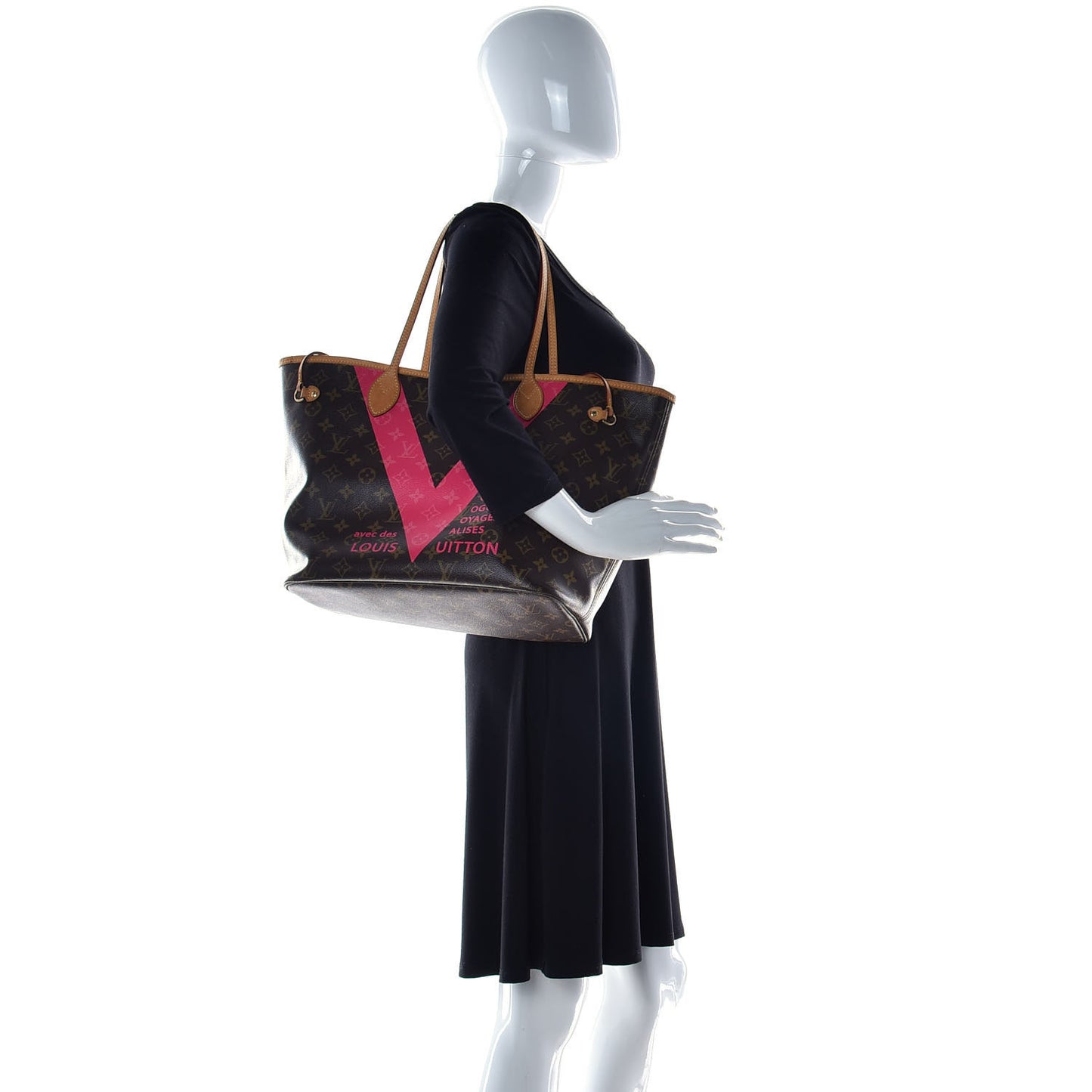 Monogram V Neverfull MM Grenade