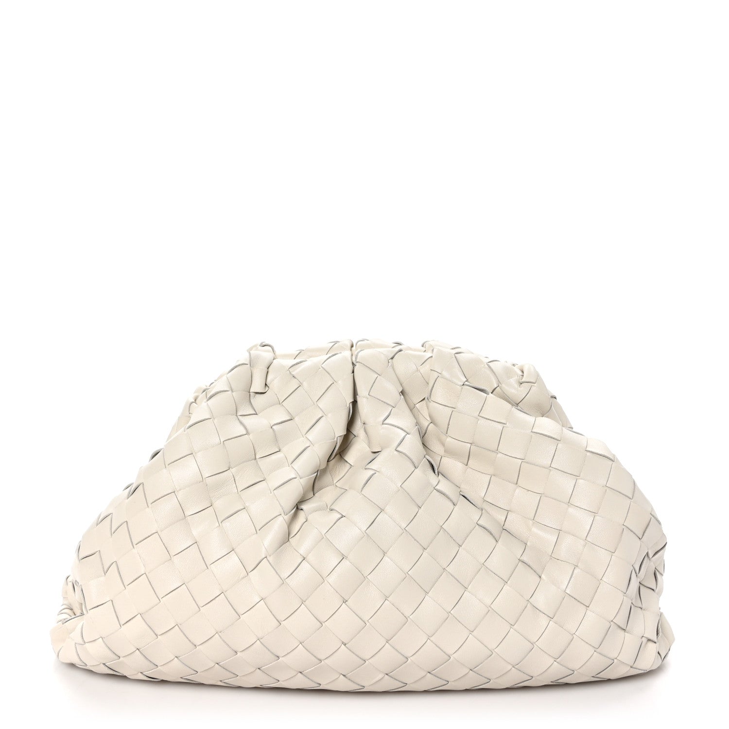Bottega Veneta Nappa Maxi Intrecciato The Pouch Oversized Clutch Plaster 1 of 10