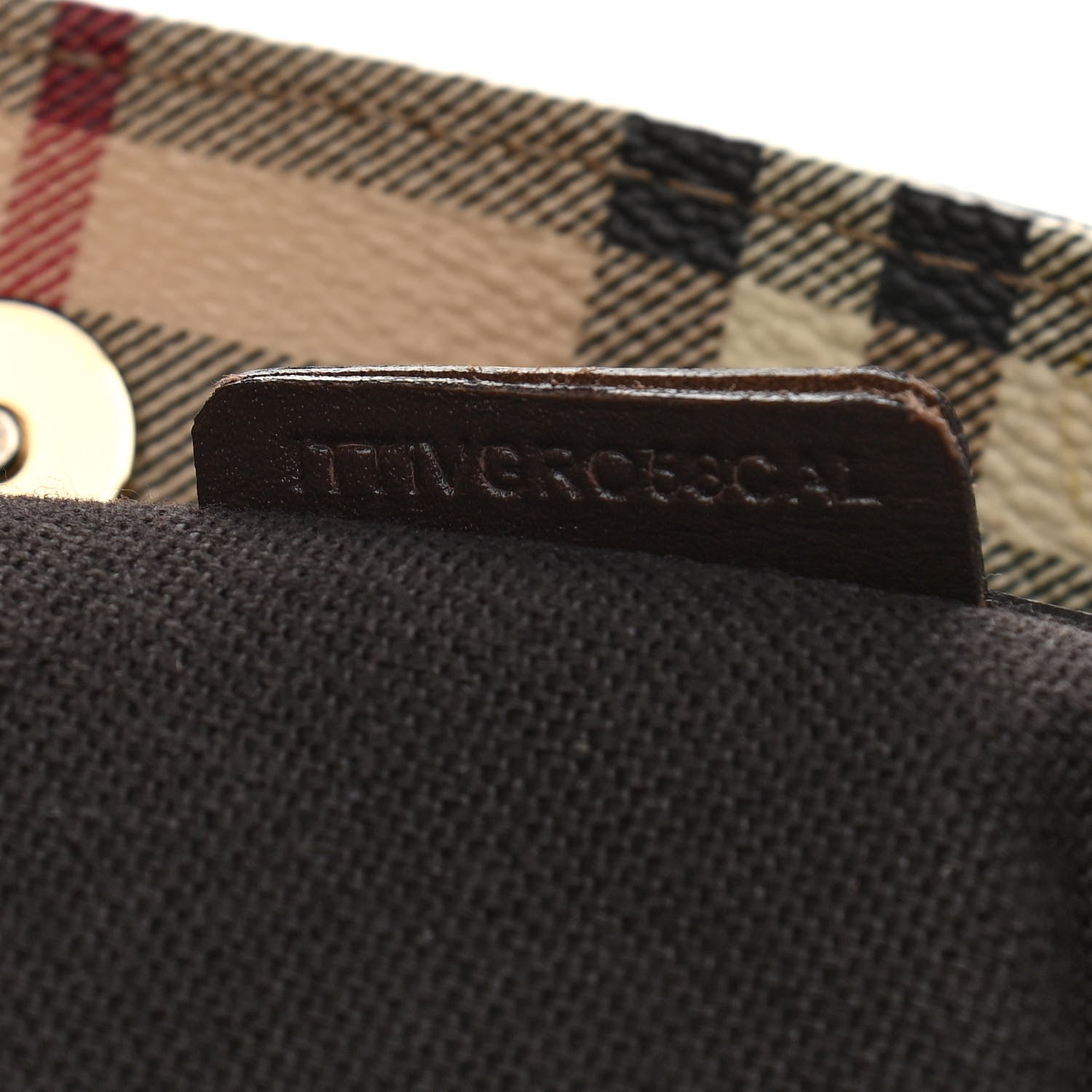 Burberry Haymarket Check Tote Chocolate 12 of 16