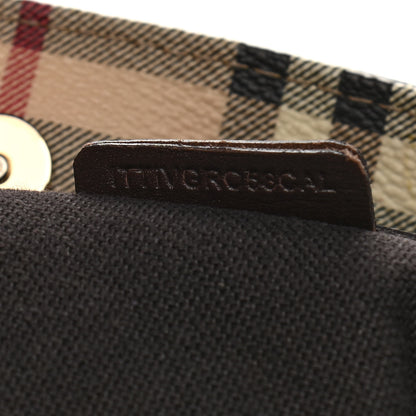 Burberry Haymarket Check Tote Chocolate 12 of 16