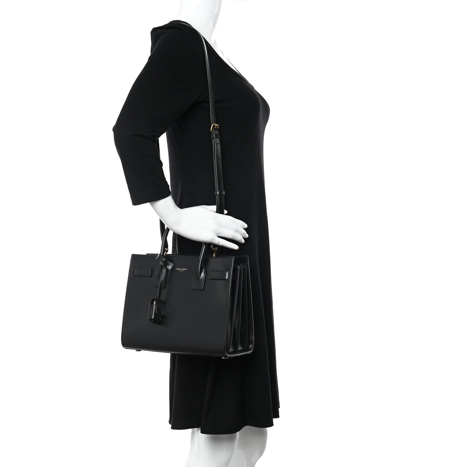 Saint Laurent Calfskin Baby Sac De Jour Black 2 of 11
