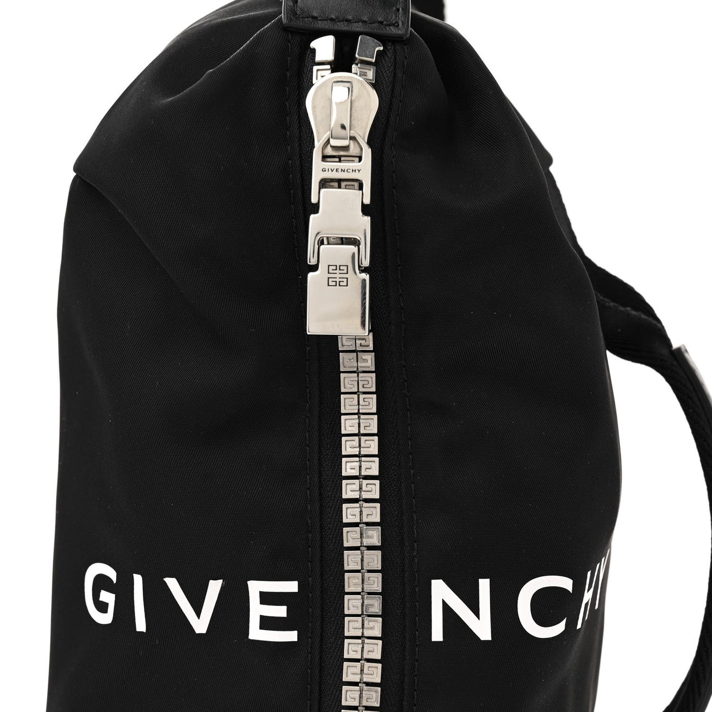 Nylon G-Zip Bum Bag Black