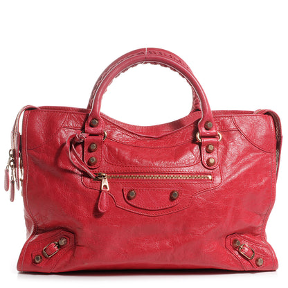 Balenciaga Agneau Giant 12 Rose Gold Hardware City Rose Thulian 1 of 7