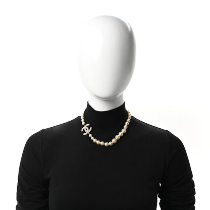 Chanel Pearl CC 100th Anniversary Necklace Light Gold 2 of 5