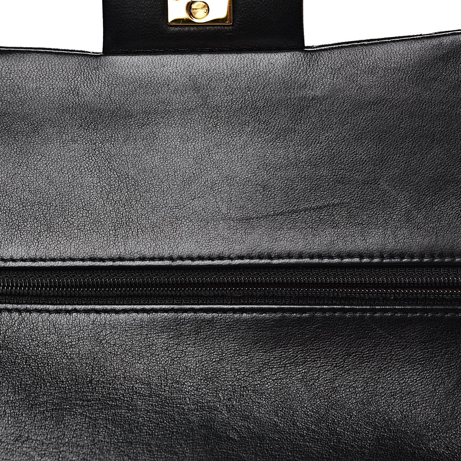 Chanel Lambskin Quilted Medium Double Flap Black 16 of 18