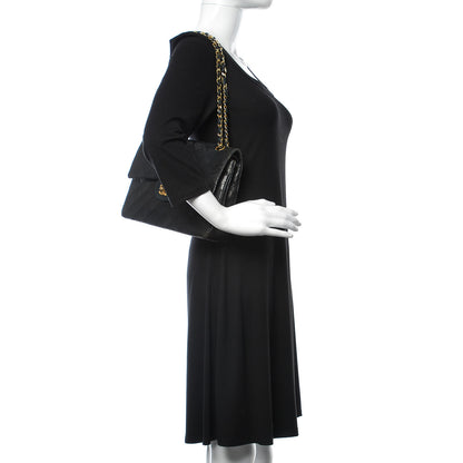 Chanel Lambskin Quilted Medium Double Flap Black 2 of 32