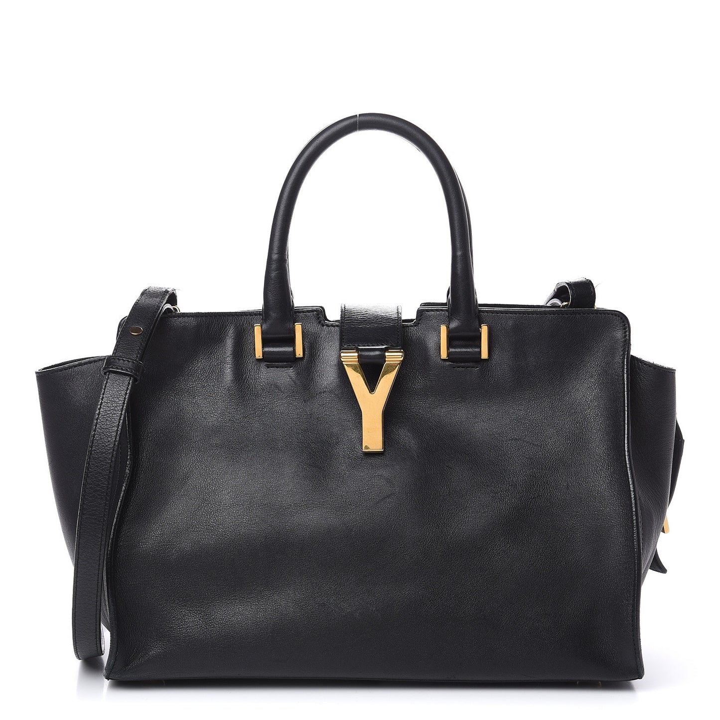 Calfskin Small Classic Y Cabas Black