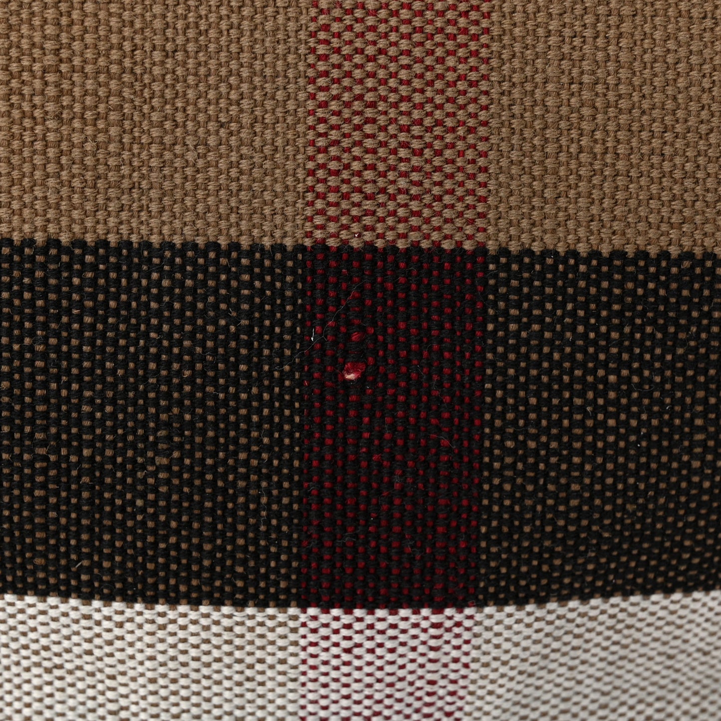 Mega Check Grainy Calfskin Small Gowan Messenger Bag Saddle Brown