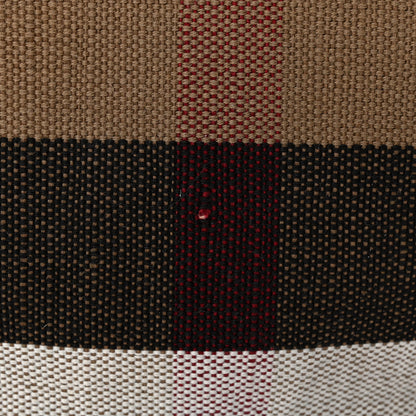 Burberry Mega Check Grainy Calfskin Small Gowan Messenger Bag Saddle Brown 13 of 17