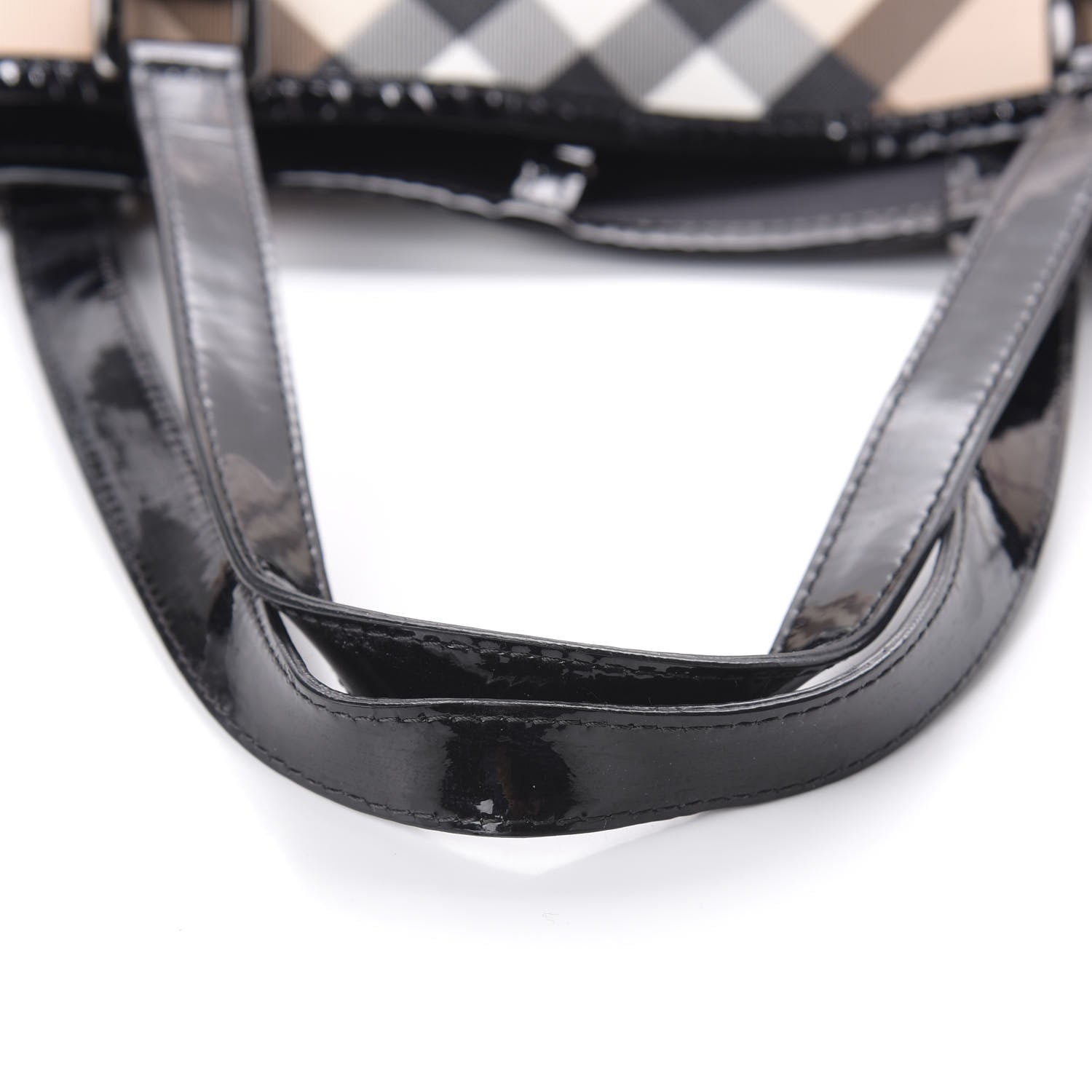 Burberry Supernova Check Stanton Tote Black 11 of 12