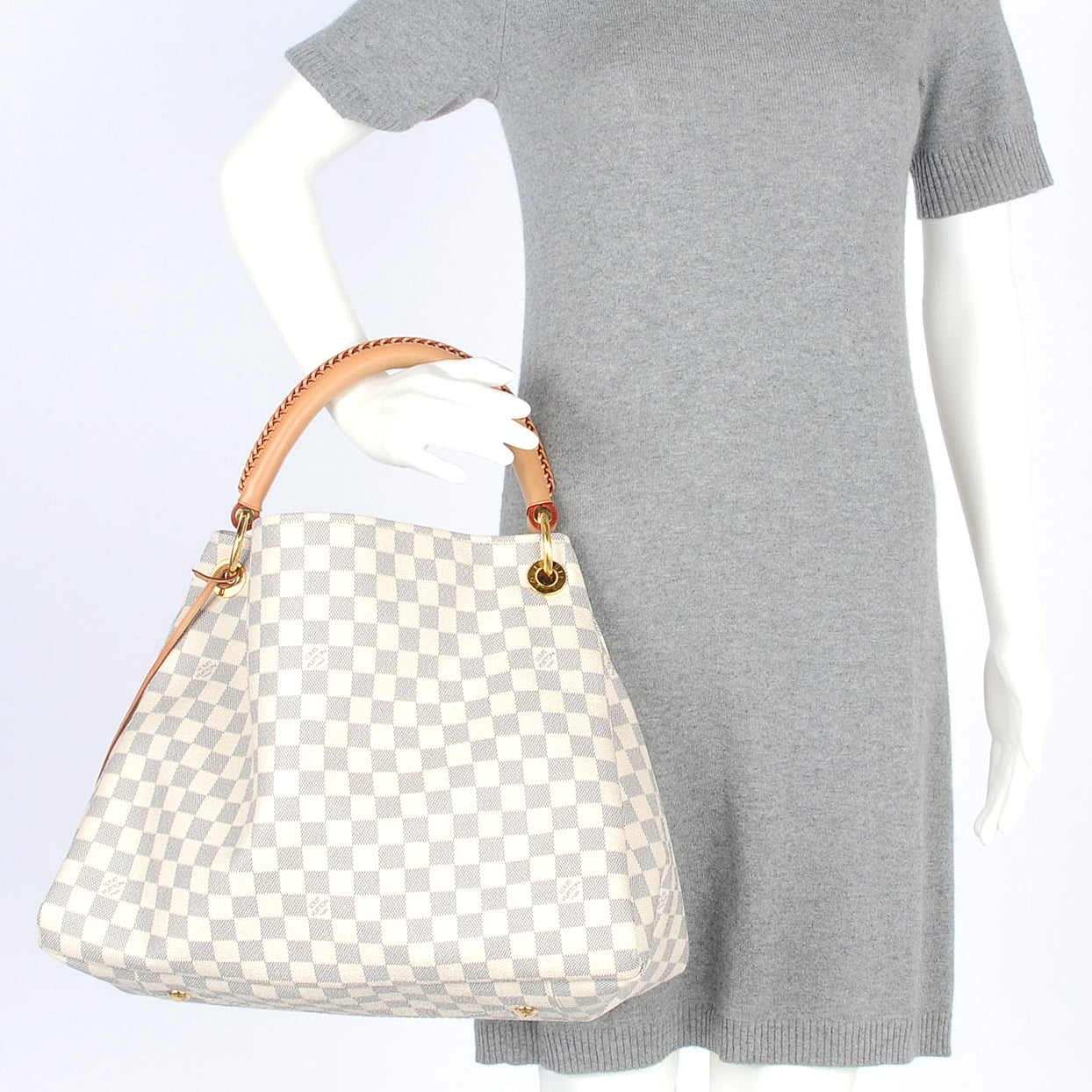 Louis Vuitton Damier Azur Artsy MM 2 of 8