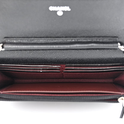 Chanel Caviar Quilted Wallet on Chain WOC Black 5 of 13