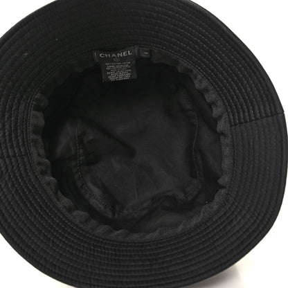 Chanel Cotton CC Bucket Hat S Black 7 of 8