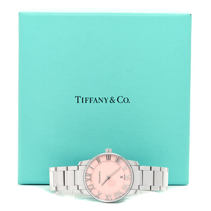 Tiffany Stainless Steel 29mm Atlas 2-Hand Quartz Watch Pink 5 of 5