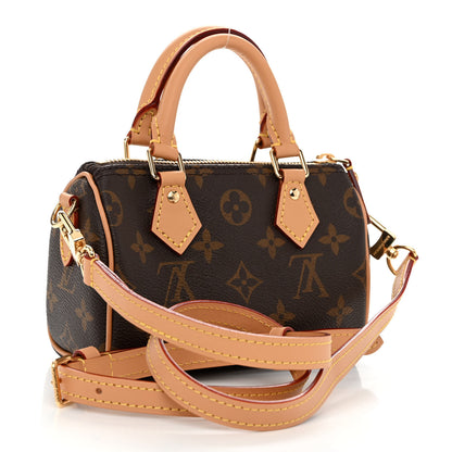 Louis Vuitton Monogram Nano Speedy Bandouliere 3 of 9