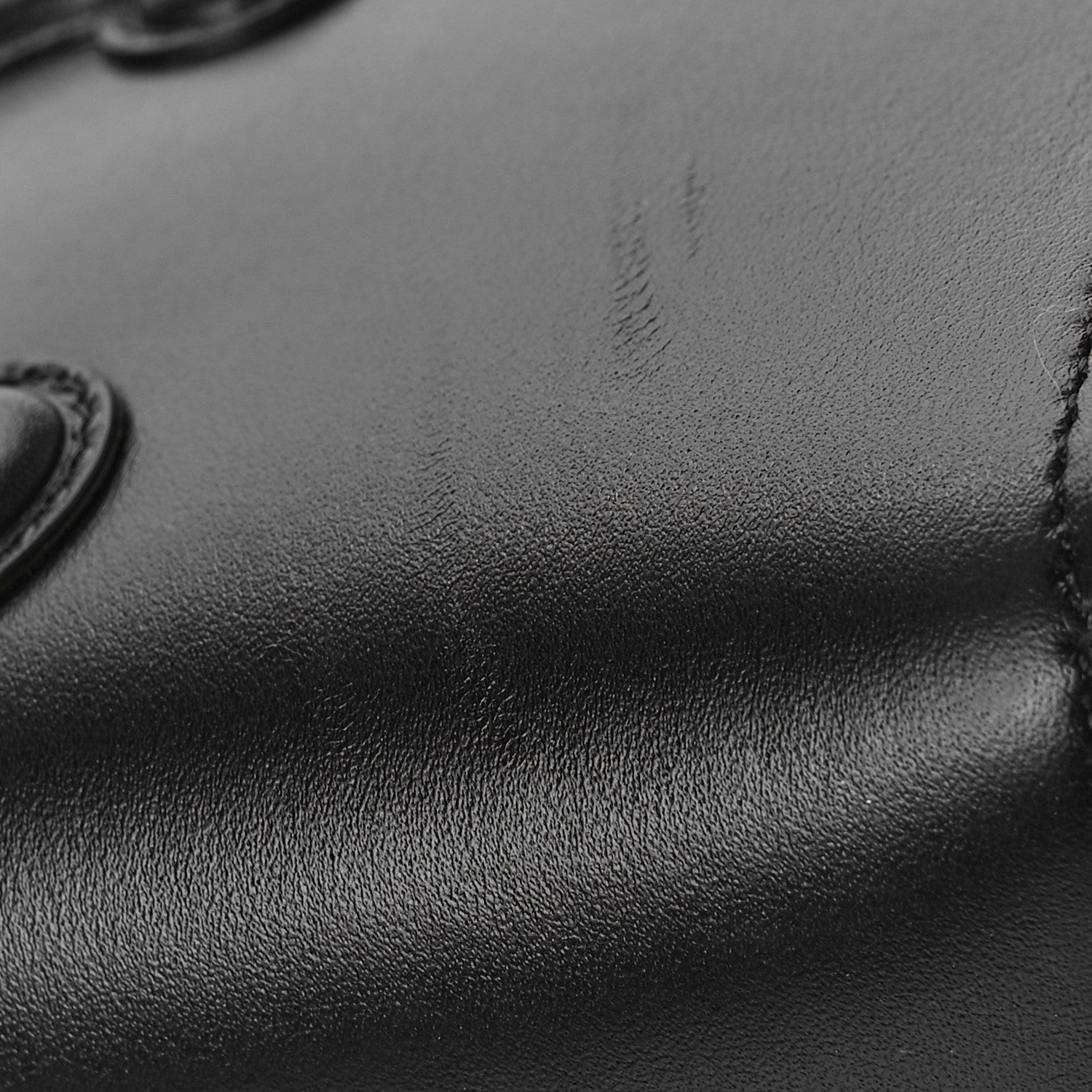Celine Smooth Calfskin Cuir Triomphe Shoulder Bag Black 8 of 8