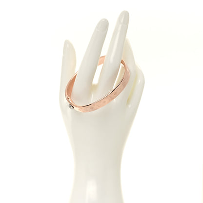 Louis Vuitton Brass Monogram Nanogram Cuff M Pink Gold 2 of 6
