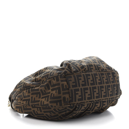 Fendi Zucca Patent Mia Hobo Tobacco 3 of 12