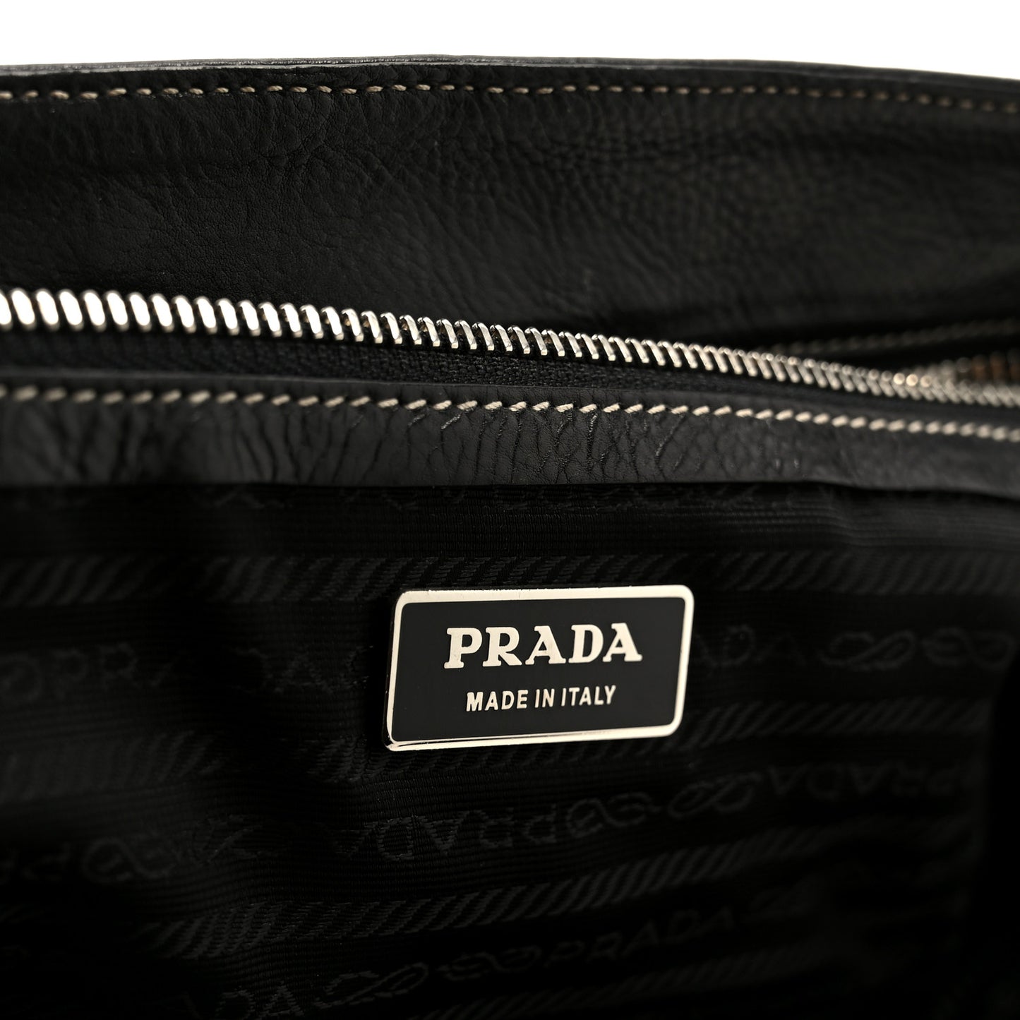 Calf Pocket Shoulder Bag Black