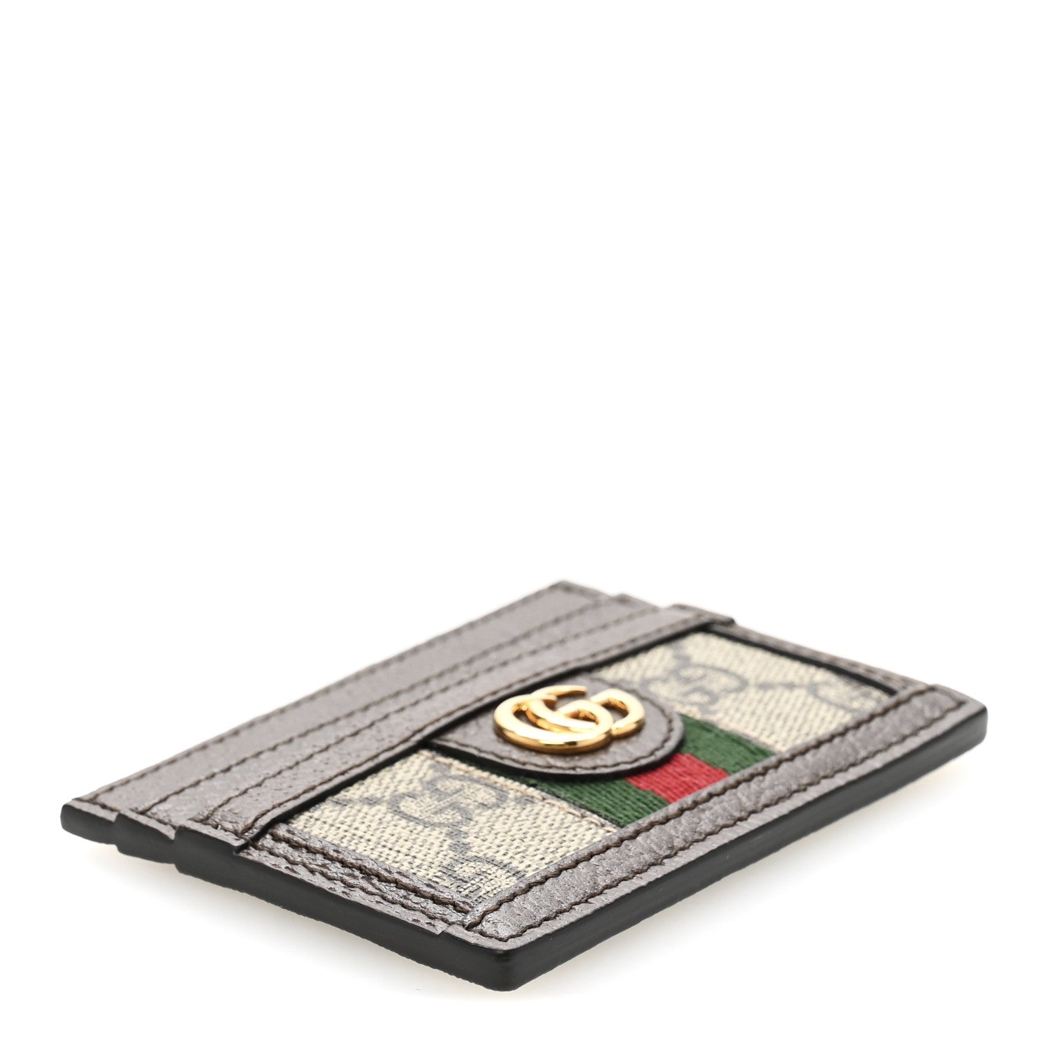 Gucci GG Supreme Monogram Ophidia Card Holder Brown 4 of 7