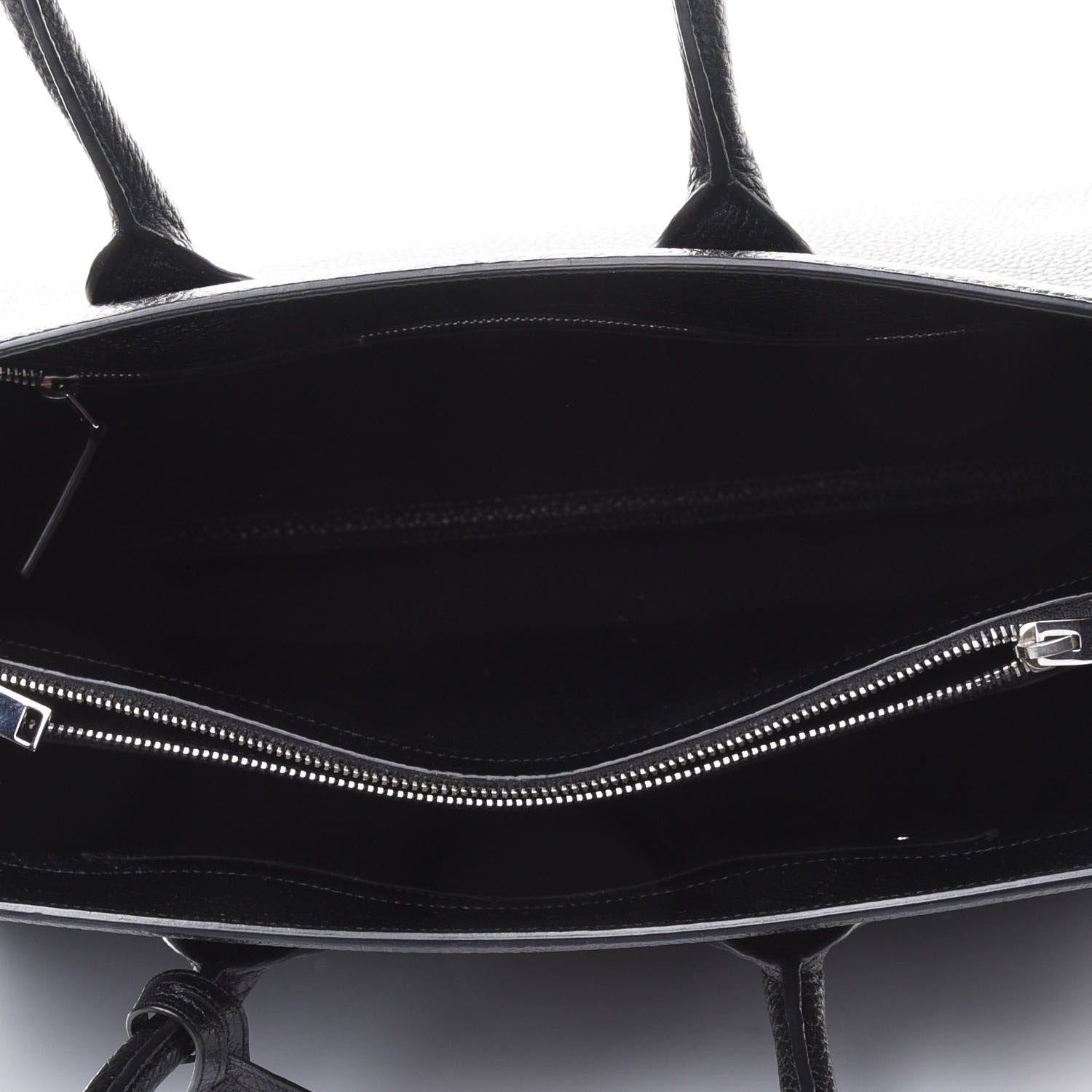 Saint Laurent Grained Calfskin Large Sac De Jour Carryall Black 4 of 4