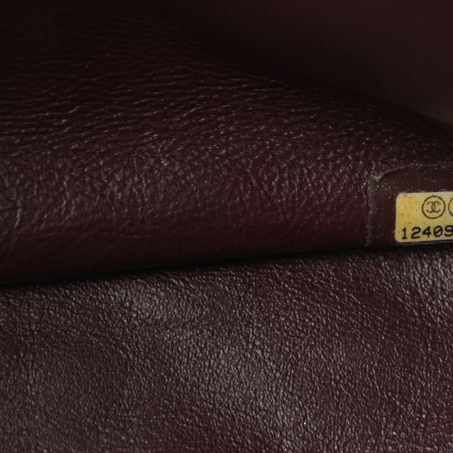 Lambskin Quilted Jumbo Single Flap Dark Red