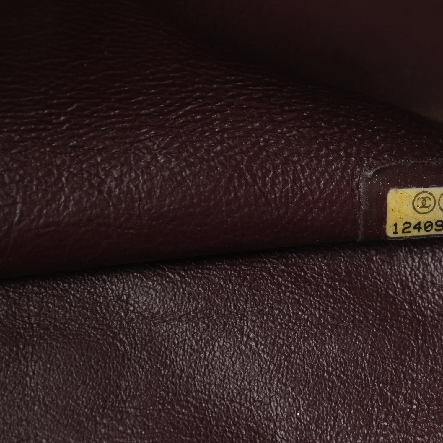 Chanel Lambskin Quilted Jumbo Single Flap Dark Red 7 of 12