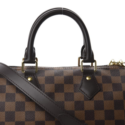 Louis Vuitton Damier Ebene Speedy Bandouliere 25 11 of 11