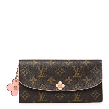 Louis Vuitton Monogram Bloom Flower Emilie Wallet Fuchsia 1 of 10